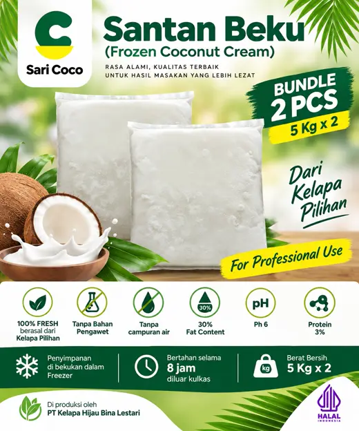 Bundle Santan Beku Sari Coco 2 x 5 Kg